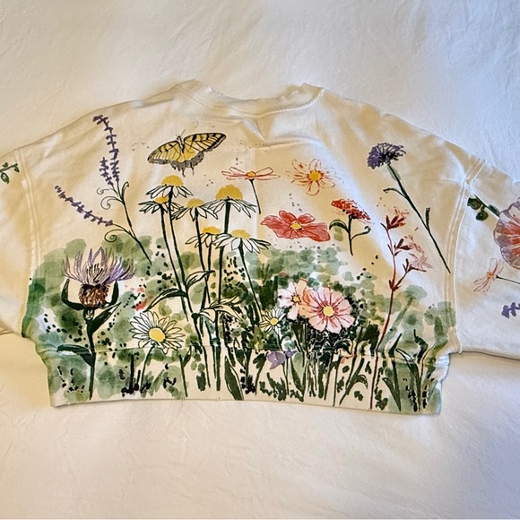 Free People Gaia Floral Sweatshirt - Picture 8 of 11